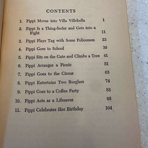 Vintage Pippi Longstocking Book Astrid Lindgren Paperback 73’ Children’s Fiction - Picture 9 of 15